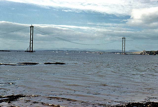 Forth Road Bridge under construction  -  1961-64