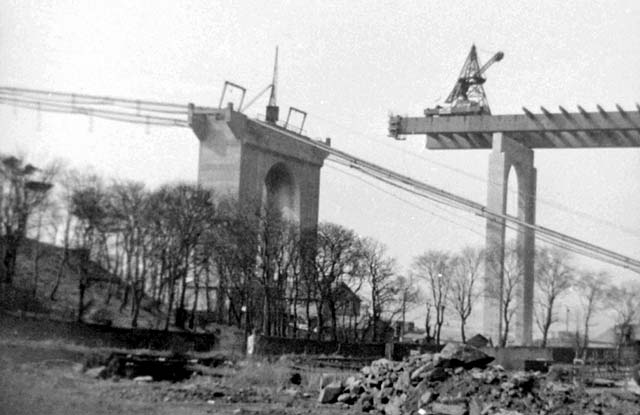 Building the Forth Road Bridge - North Queensferry  -  1960-64