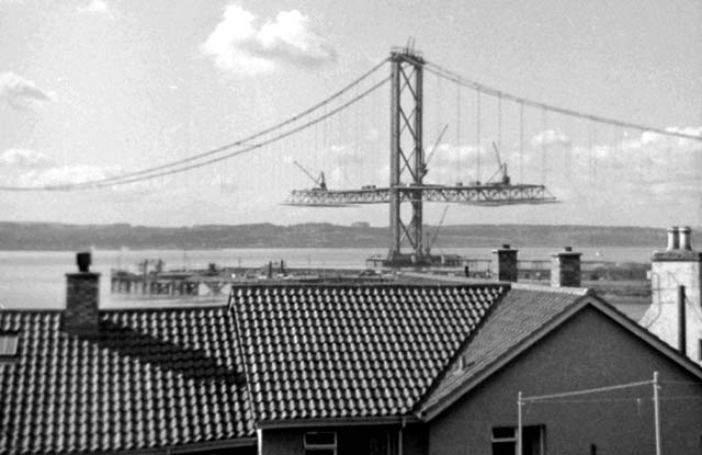 Building the Forth Road Bridge - North Queensferry  -  1960-64