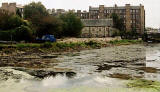 Fountainbridge  -  Union Canal  -  The site of old garages on the south bank