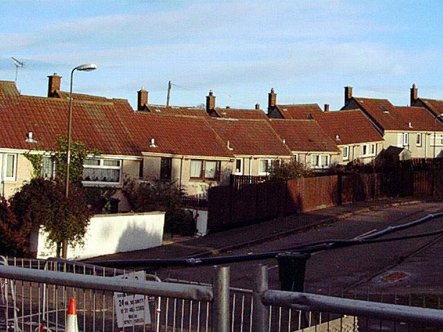 Gilmerton houses hit by subsidence  -  November / December 2000