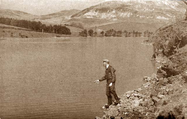 Glencorse Reservoir in the Pentland Hills  -  Trout fishing