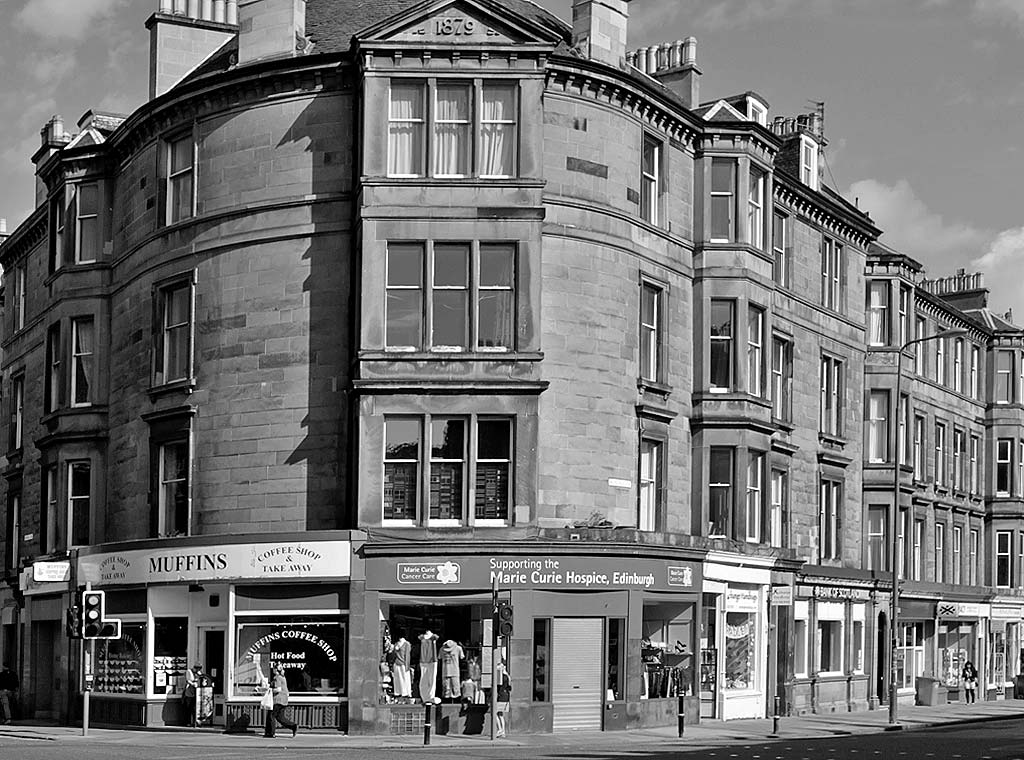 Goldenacre  -  The corner of Ferry Road and Inverleith Row