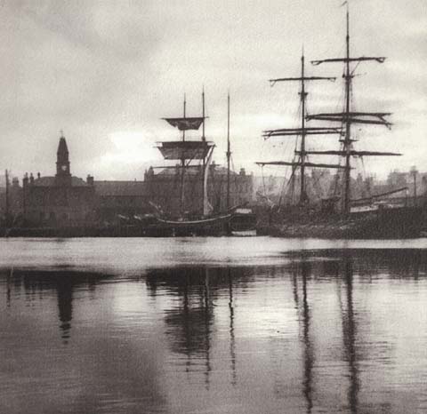 Photograph by James Hay from the early 1900s  -   probably of Grangemouth Docks