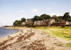 Looking across Granton Beach towards Leith  -  zoom-out