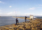 Granton Breakwater  -  Fishing  -  8 September 2002