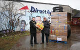 Direct Aid Depot at West Harbour Road, Granton  -  Aid is about to leave for Syria  -  Christmas 2013