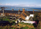 Looking down on Wardie Square and Granton Harbour from Granton Road  -  October 2002