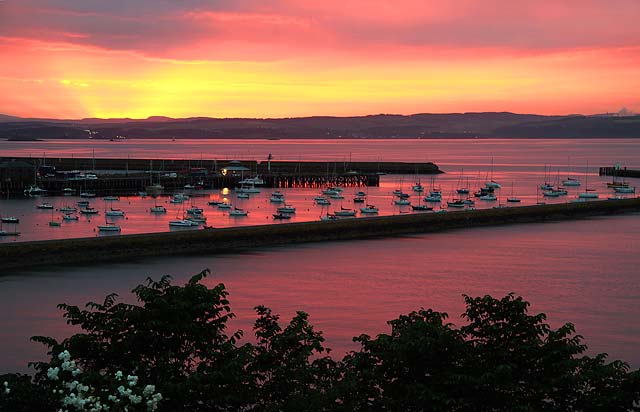 Granton Harbour Sunset  -  JUne 27, 2011