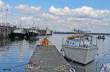 Photo taken at Granton Harbour on the day of the Forth Corinthian Yacht Club 'lift-in' - 6 April 2013