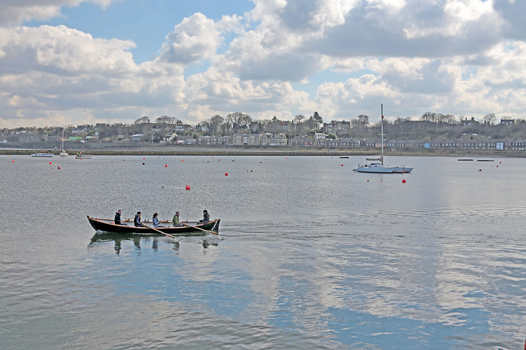 Photo taken at Granton Harbour on the day of the Forth Corinthian Yacht Club 'lift-in' - 6 April 2013