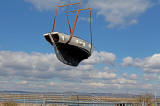 Photo taken at Granton Harbour on the day of the Forth Corinthian Yacht Club 'lift-in' - 6 April 2013