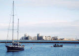 Looking to Granton Eastern Harbour from Middle Pier  -  6 Jul;y 2004