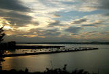 Granton Eastern Harbour at dusk