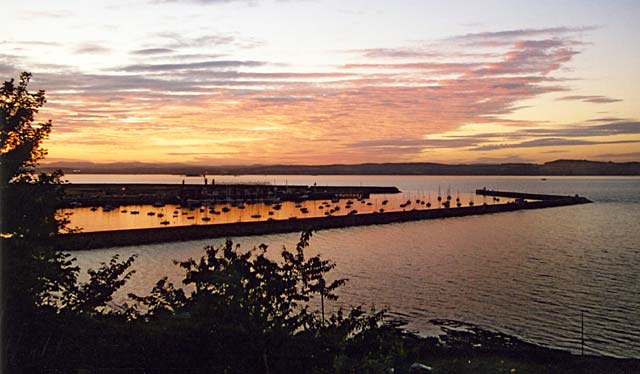 Granton Harbour  -  Late Evening  -  August 2003