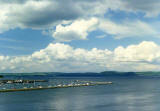 Looking down on Granton Harbour and Wardie Bay from Trinity