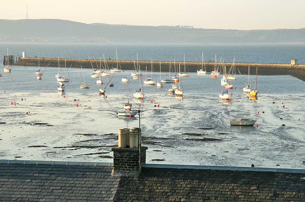 Granton Eastern Harbour at Low Tide