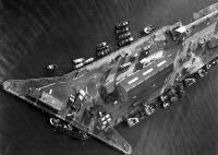Aerial View  -   Looking down on Granton Middle Pier  -  around 1980