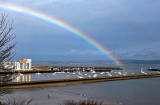 Rainbow at Granton Harbour  -  Photo taken April 14, 2013