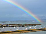 Rainbow at Granton Harbour  -  Photo taken April 14, 2012
