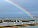 Rainbow at Granton Harbour  -  Photo taken April 14, 2012