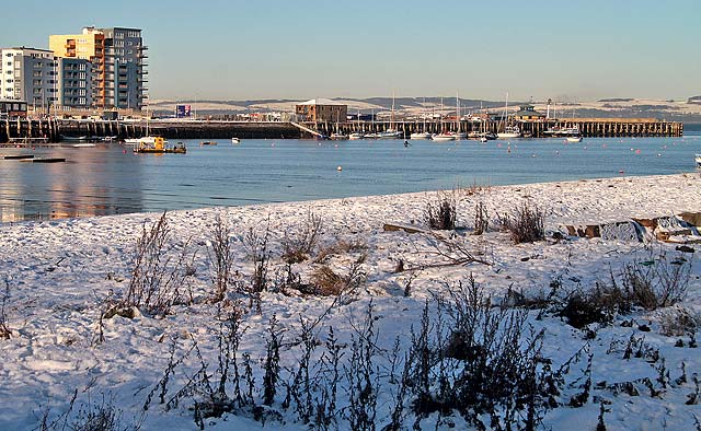 Granton Harbour - Snow - Christmmas Eve, 2010