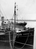 Granton Harbour - Trawler and ferry  -  Photo taken when