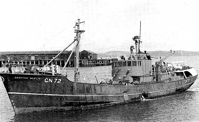 Granton Trawler, Granton Merlin, operated by Croan Trawlers Ltd and then by British United Trawlers Ltd., Granton