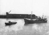 The trawler 'Gregor Paton' returning to Granton Harbour in the mid-1960s