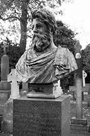 David Octavius Hill's Gravestone at Dean Cemetery, Edinburgh
