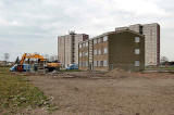 Homes about to be demolished, Wauchope House and Greendykes House - 2011