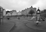 Children's Play Area at Harrison Park with Watson Crescent in the background