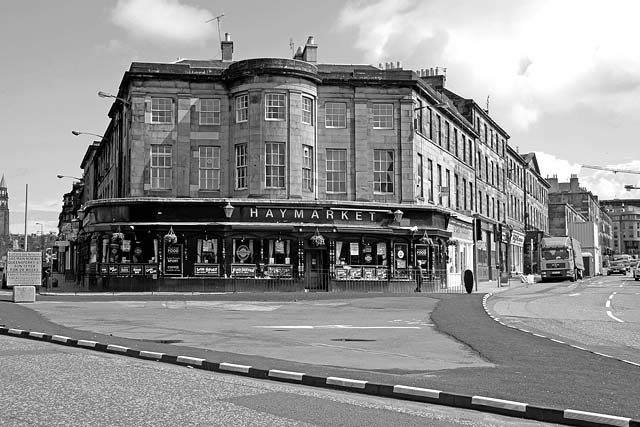 Haymarket - Looking towards the West End and Tollcross