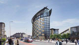 Edinburgh Haymarket   --  Proposed development by Tiger Developments,including a new  InterContinental Hotel