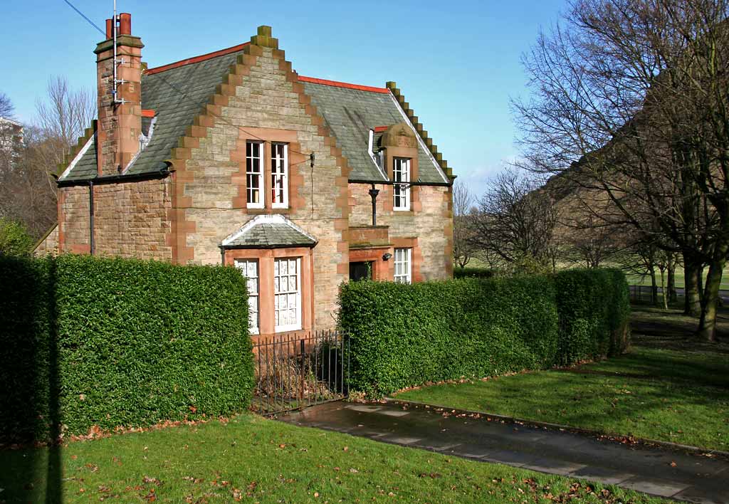 The Park Keeper's Lodge, near the entrance to Holyrood Park from Dumbiedykes Road
