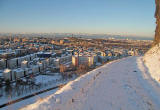 Looking North from The Radical Road in Holyrood Park to Dumbiedykes