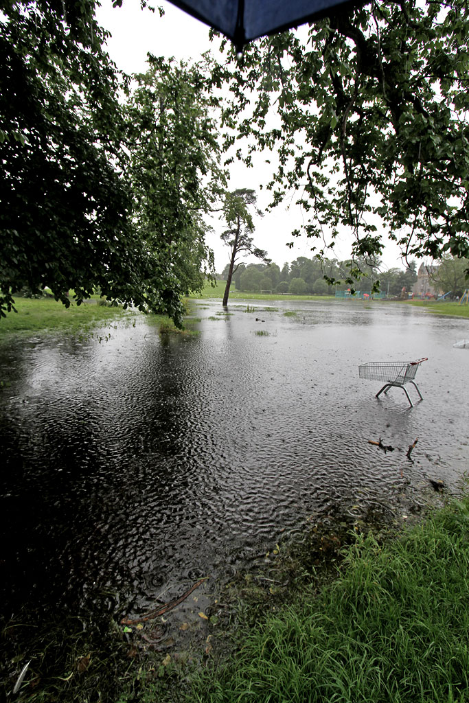 Inch Park, Liberton  -  August 2012 following heavy rain