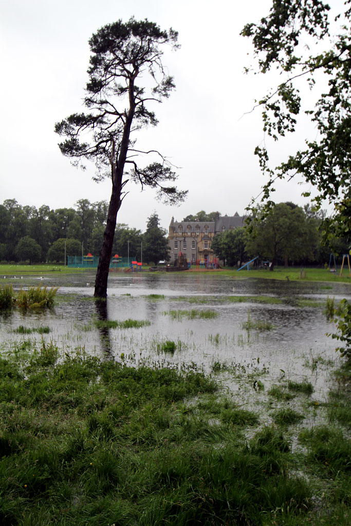 Inch Park, Liberton  -  August 2012 following heavy rain