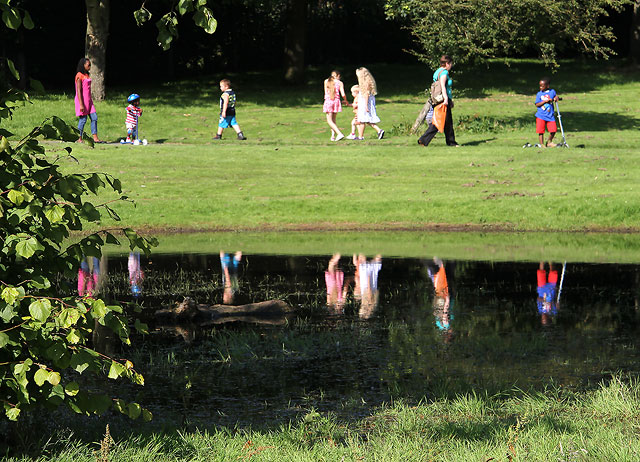 Inch Park, Liberton  -  August 2012 following heavy rain