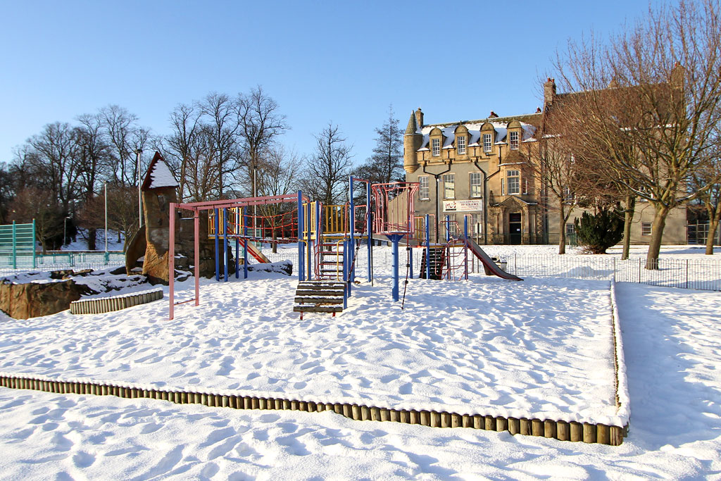 Play Park in Inch Park, and Inch House