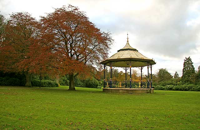 Bandstand in Lewisvale Park, Inveresk, Musselburgh  -  Photographed November 2006