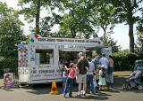 Ice Cream Van at the East Gate of Inverleith Park during 'Treefest Scotland', 2006