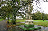 The restored bandstand in Peel Park, Kirkintilloch