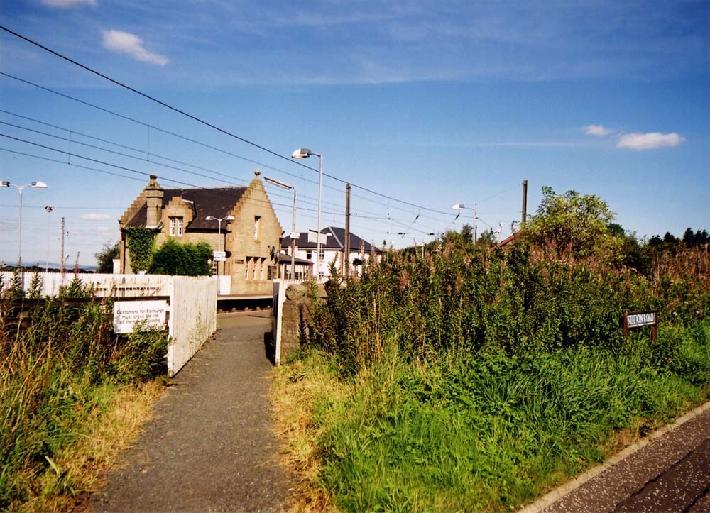 Enlargement of a Photograph 2004  -  Kirknewton Station - 1