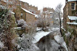 Looking west from Dean Path Bridge  -  Novmber 30, 2010