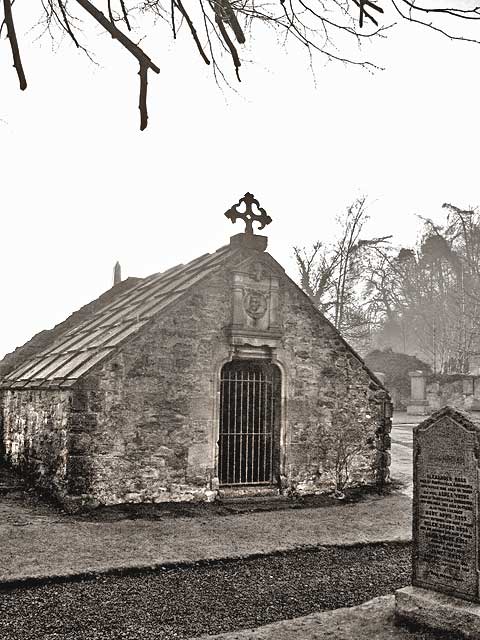 Lasswade  -  William Drummond of Hawthornden Memorial  -  Recent photograph