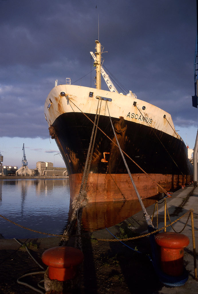 Leith Docks - The ship, 'Ascanius'