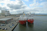 British Antarctic Survey Vessels  -  RMS James Clark Ross and HMS Endurance at Leith Western Harbour  -  June 2006