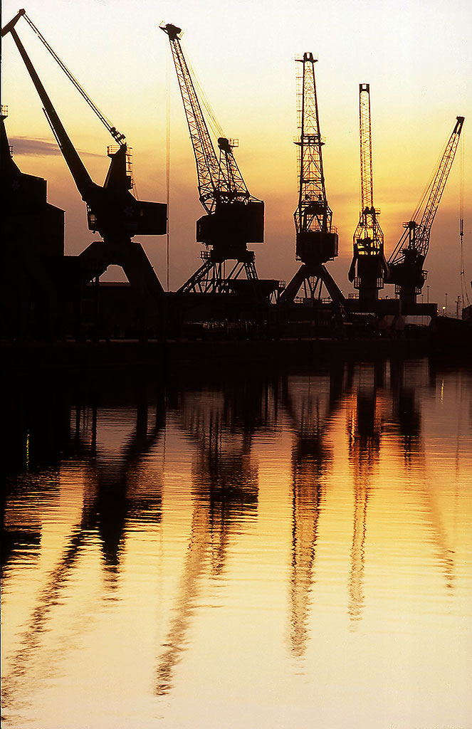 Leith Docks  -  Cranes