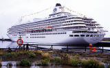 Leith Docks  -  The liner, 'Crystal Harmony'